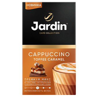 Кофе Jardin Cappuccino Toffee Caramel 3 в 1 8x144 г. фото