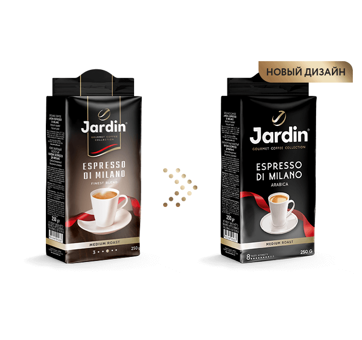 Кофе Jardin Espresso Di Milano Молотый 250 г фото