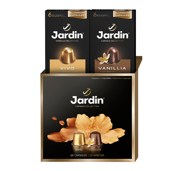 Coffee Jardin Assorted in a gift box Ground 20x100 g. photo